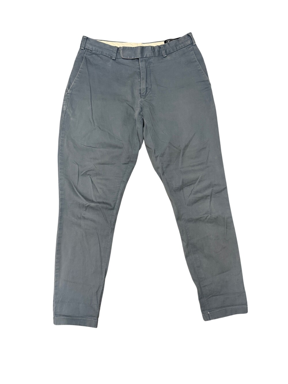 Polo Ralph Lauren Pants Mens 30x29 Gray Chino Stretch Slim Tapered Casual